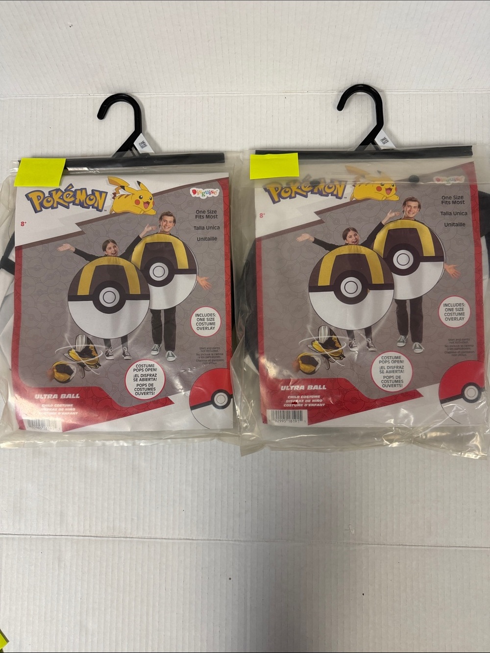 Pokemon Ultra Ball Costume - Yellow Black White